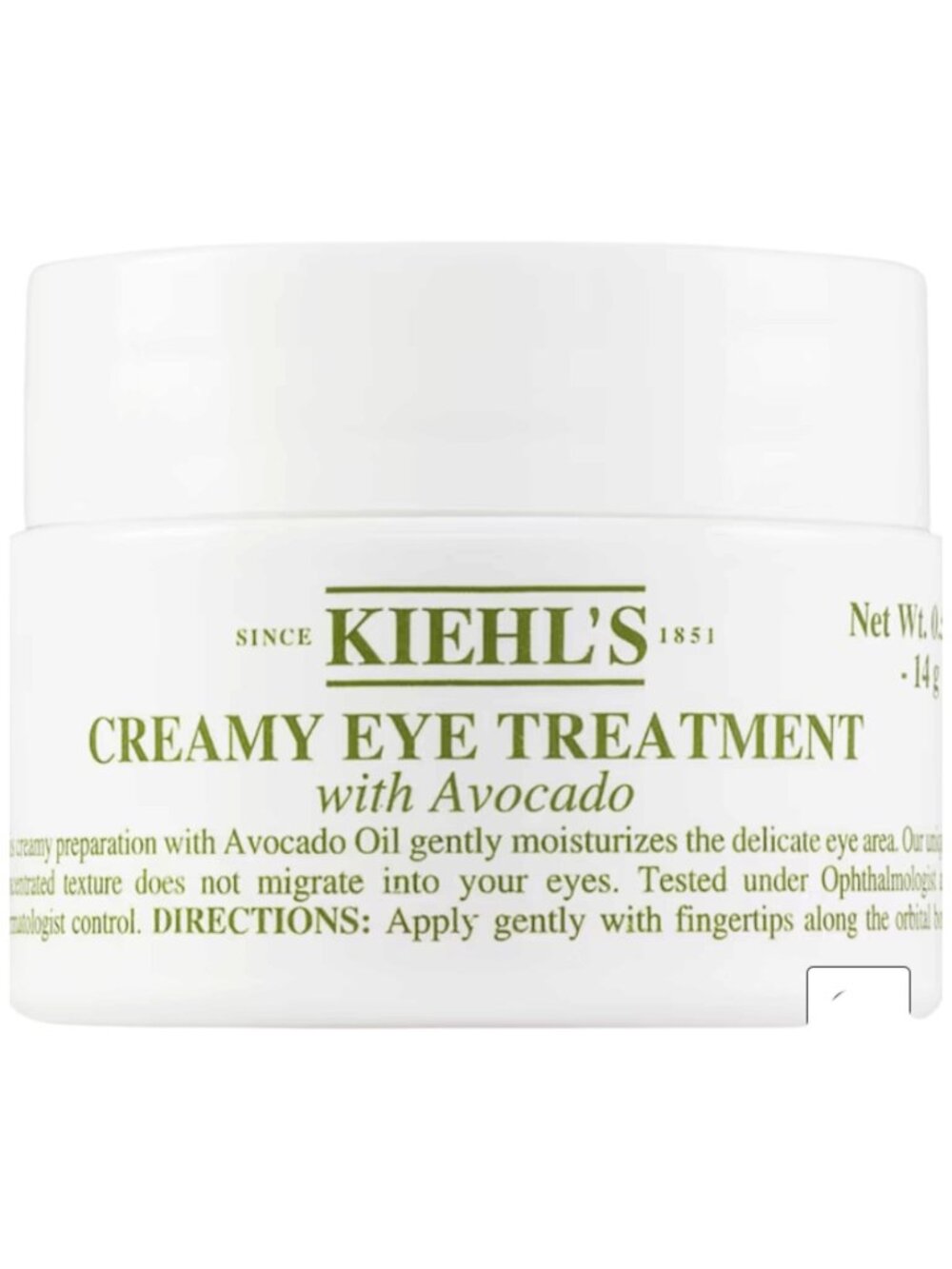 NEW  Kiehl's  Creamy Eye Treatment with Avocado | 7ml Travel